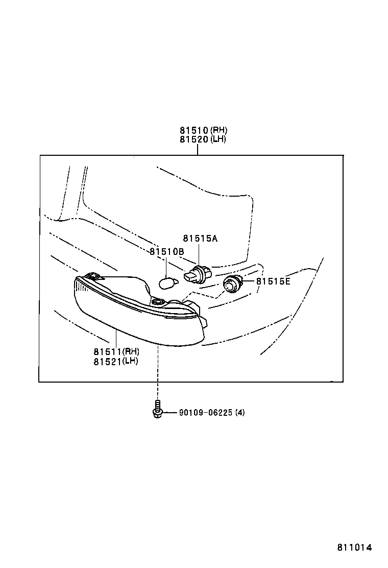  CENTURY |  FRONT TURN SIGNAL LAMP