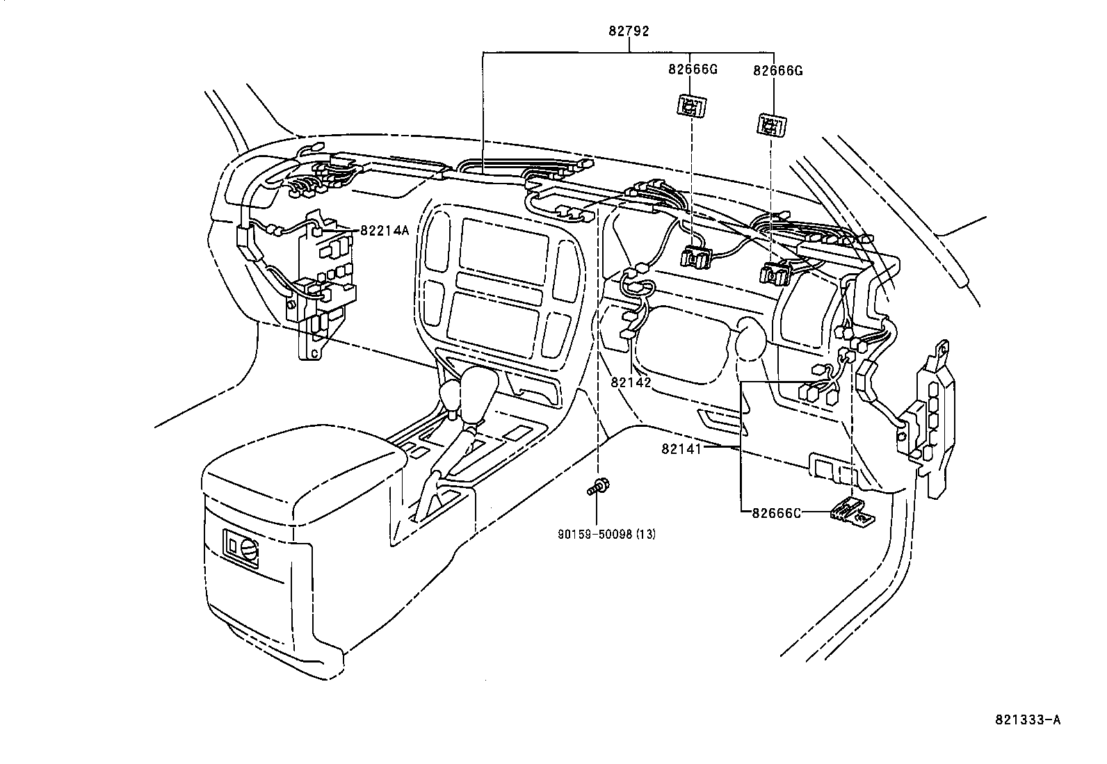  LAND CRUISER 100 |  WIRING CLAMP