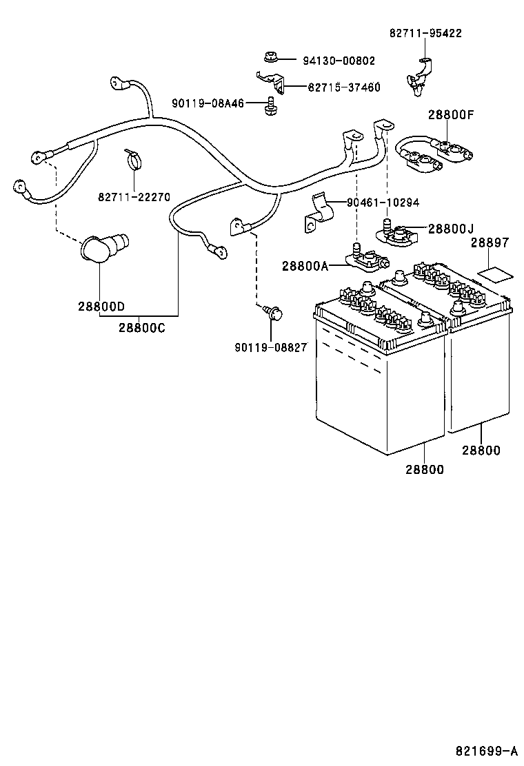  DYNA200 |  BATTERY BATTERY CABLE