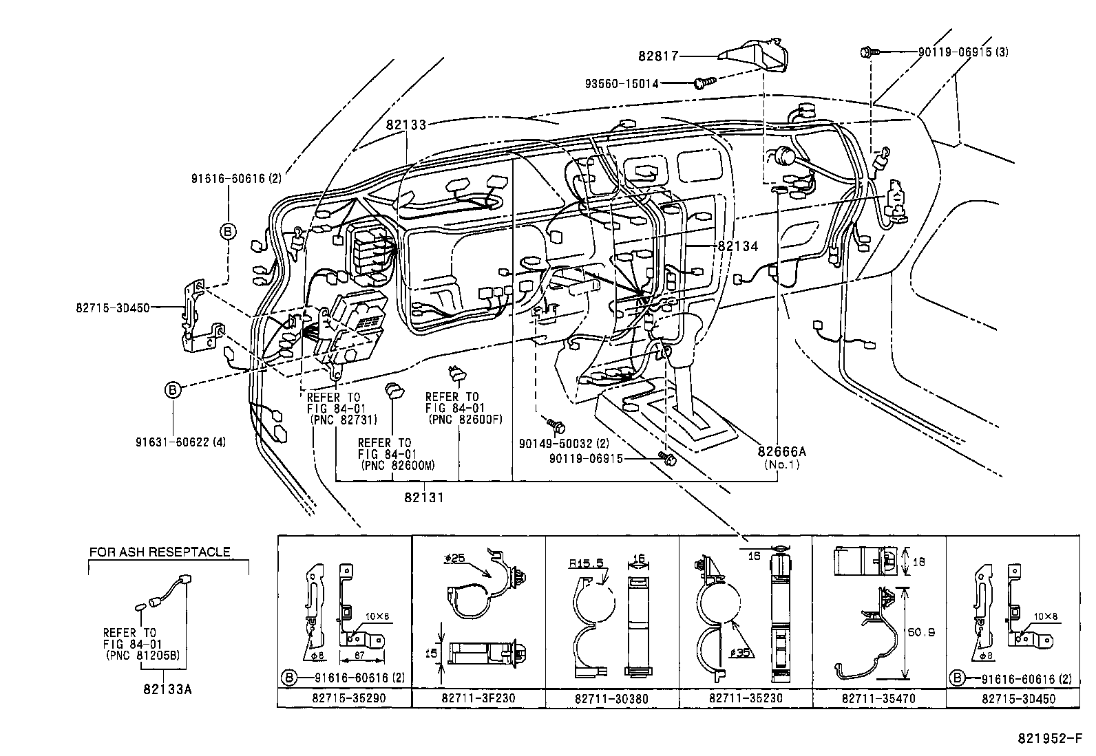  HILUX |  WIRING CLAMP