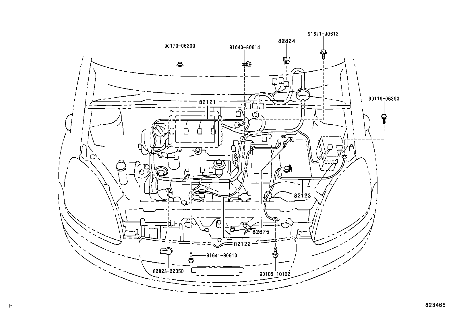  YARIS FRP |  WIRING CLAMP