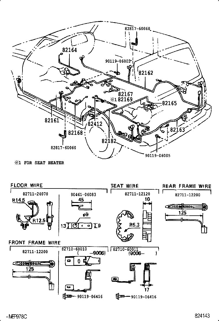  LAND CRUISER 80 |  WIRING CLAMP