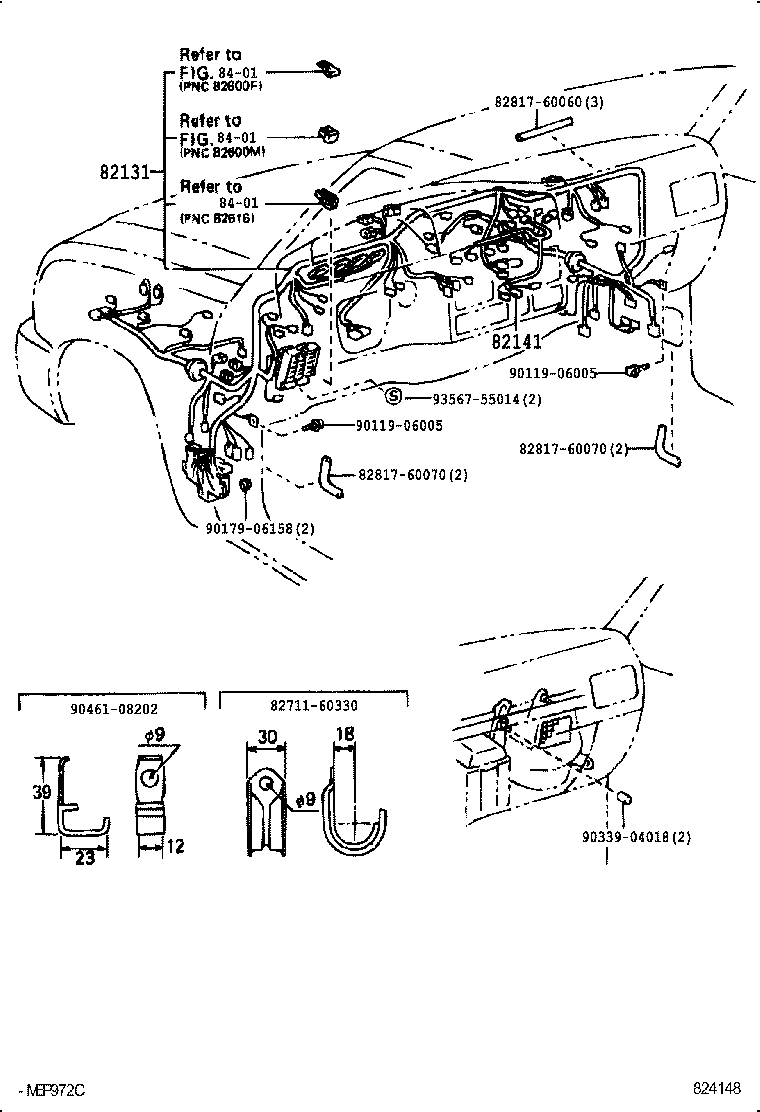  LAND CRUISER 80 |  WIRING CLAMP