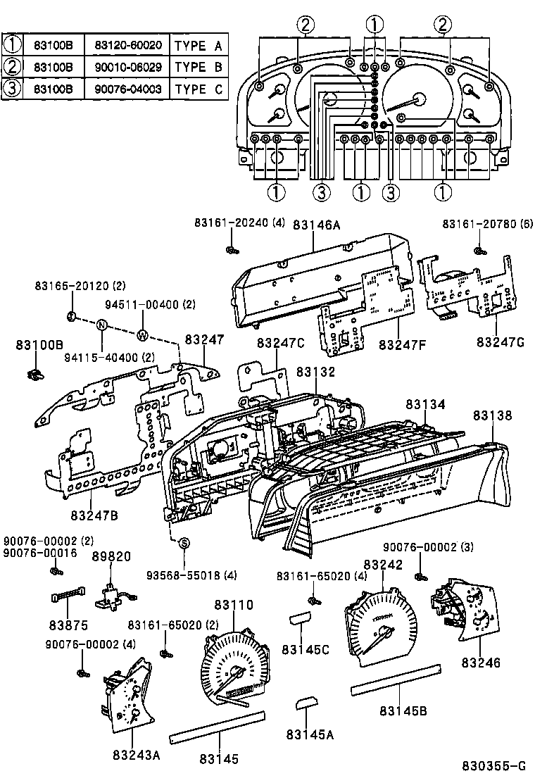  LAND CRUISER 100 |  METER