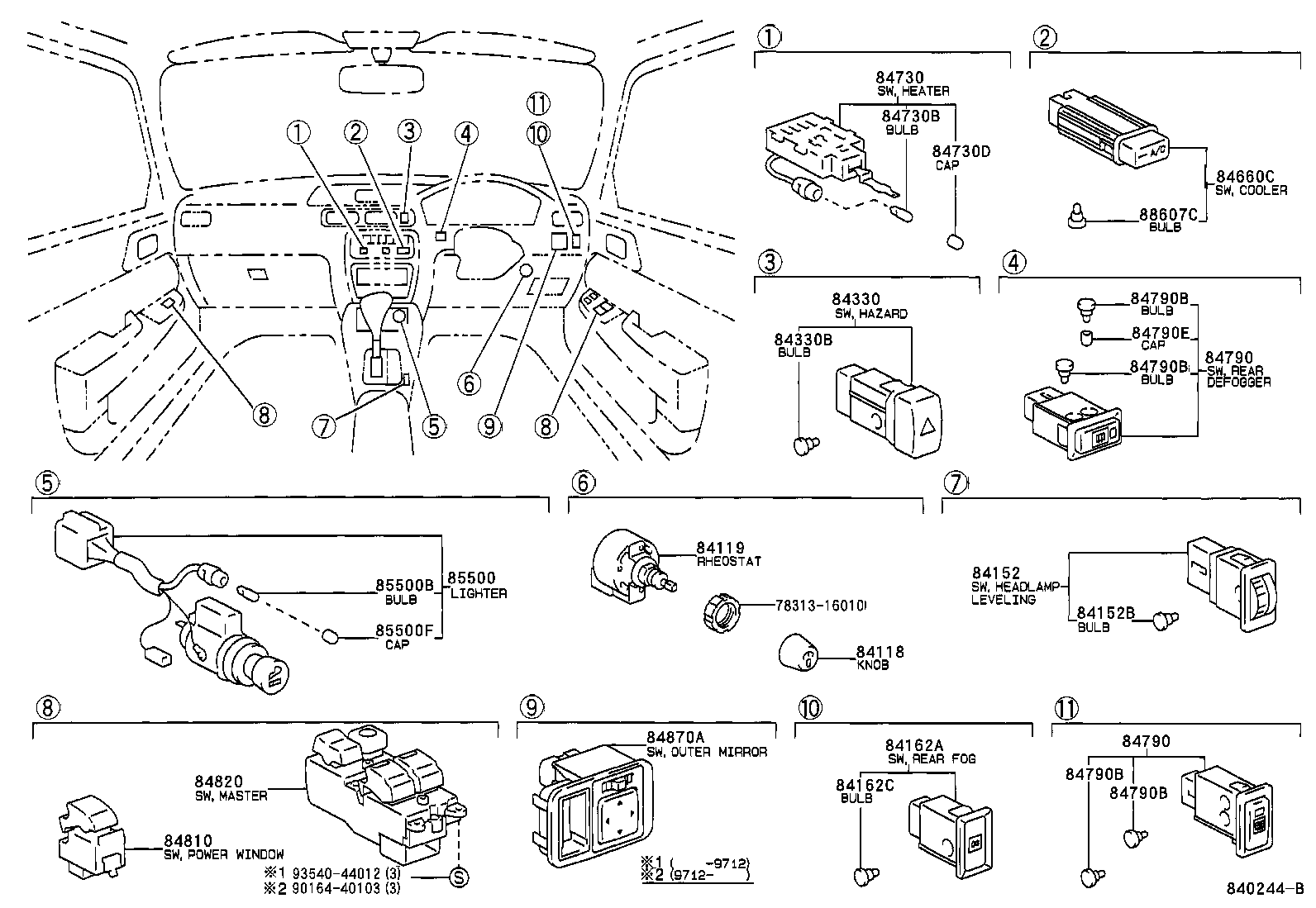  PASEO |  SWITCH RELAY COMPUTER