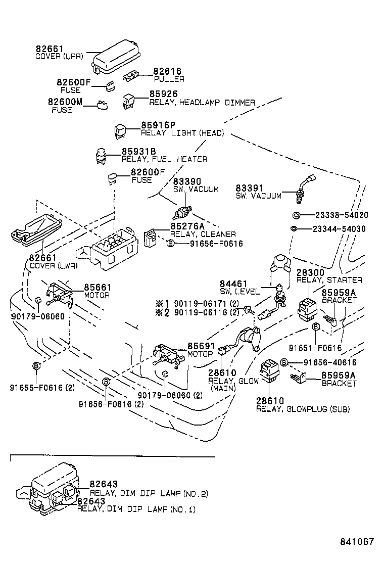  HILUX VWP |  SWITCH RELAY COMPUTER