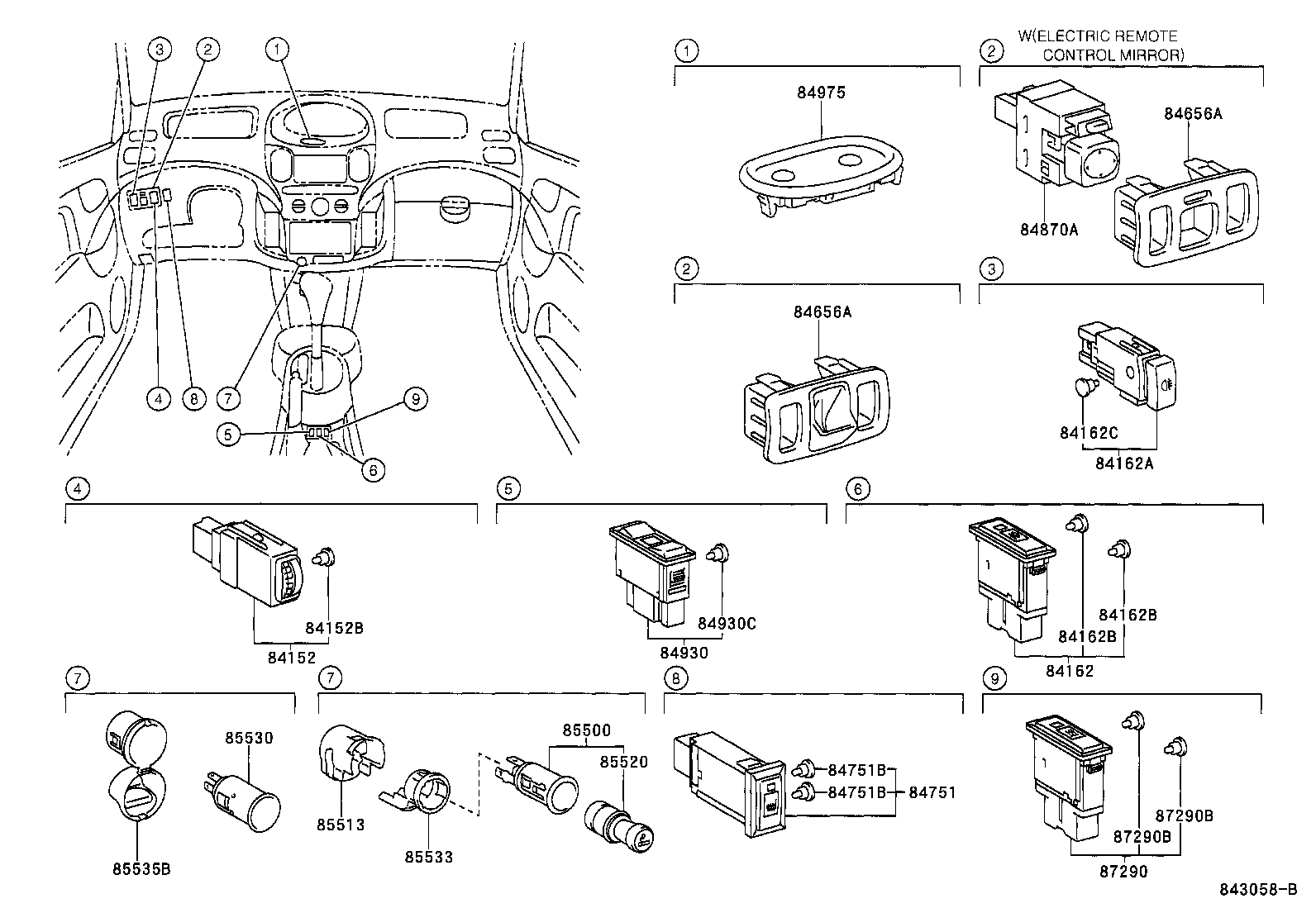  YARIS ECHO VERSO |  SWITCH RELAY COMPUTER