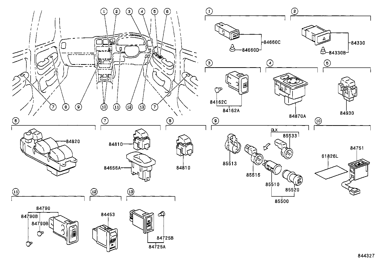  HILUX |  SWITCH RELAY COMPUTER