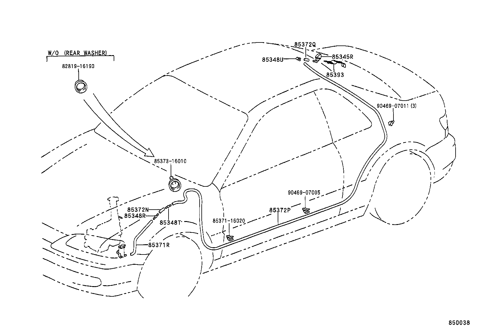 PASEO |  REAR WASHER