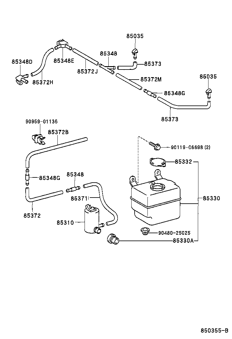  HILUX |  WINDSHIELD WASHER