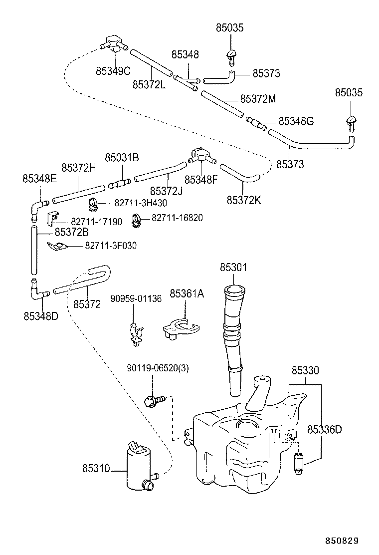  HILUX |  WINDSHIELD WASHER