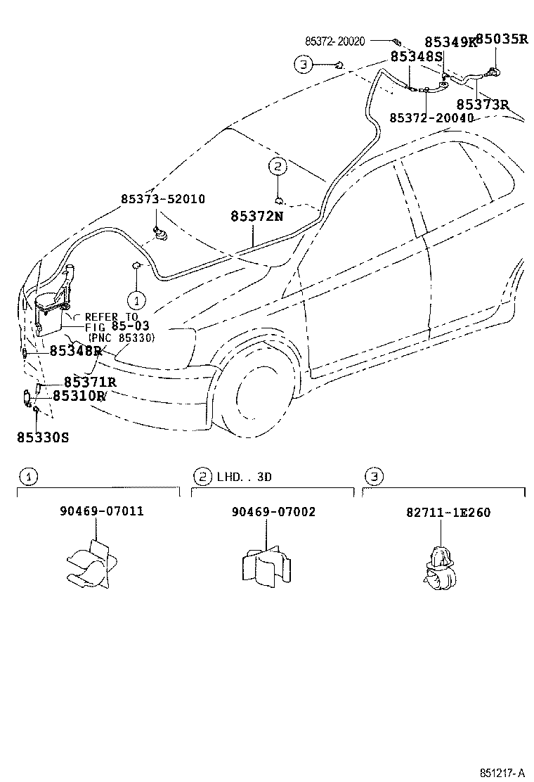  YARIS FRP |  REAR WASHER