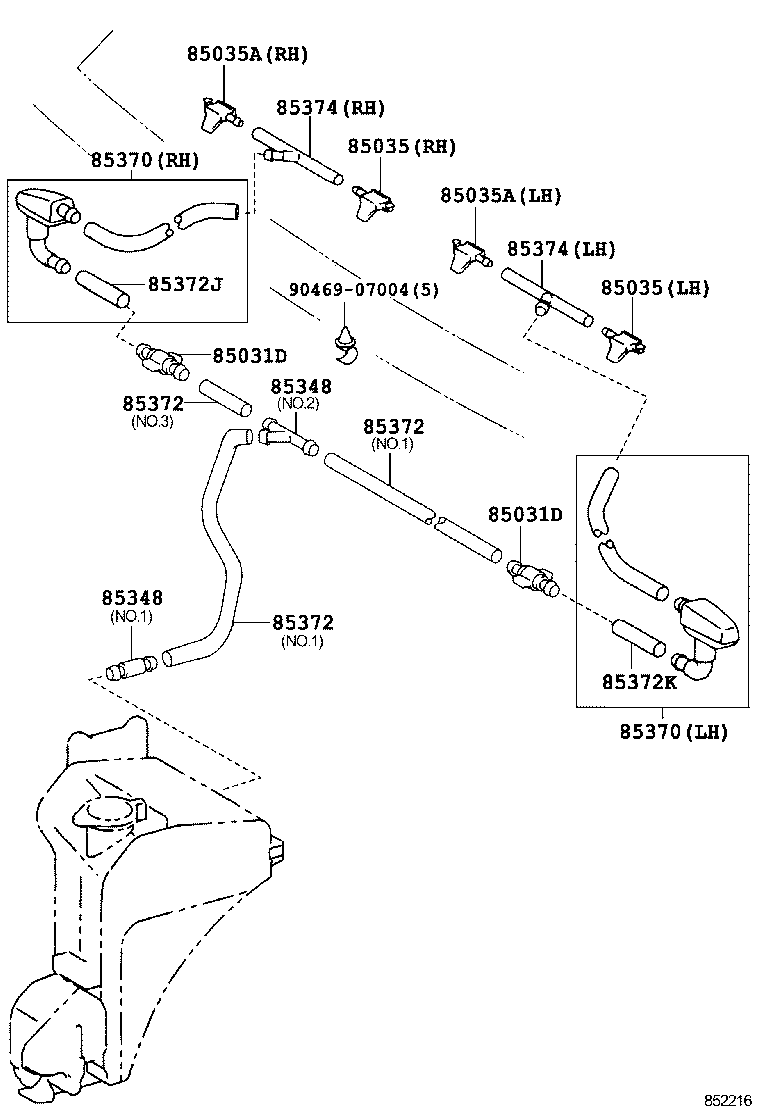  PREVIA |  WINDSHIELD WASHER