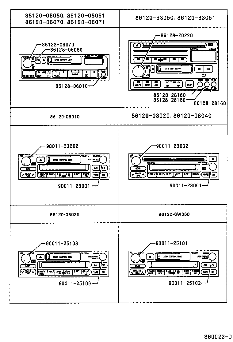  CAMRY JPP |  RADIO RECEIVER AMPLIFIER CONDENSER