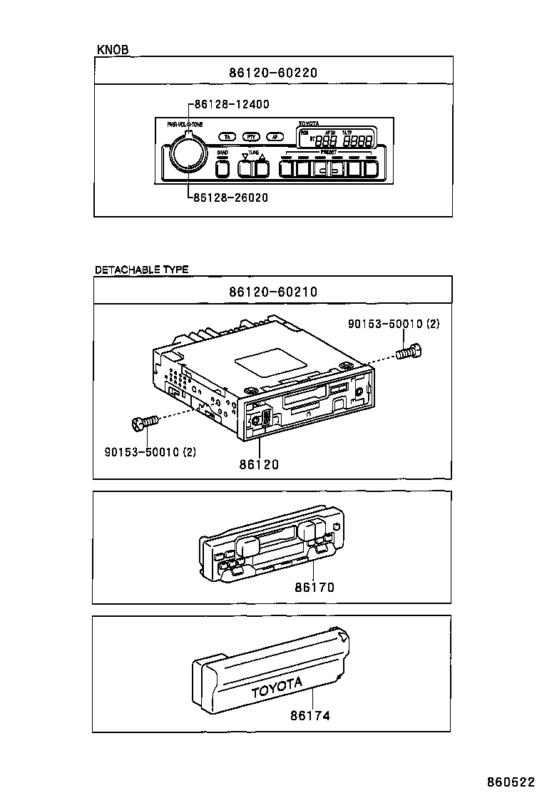  HILUX |  RADIO RECEIVER AMPLIFIER CONDENSER