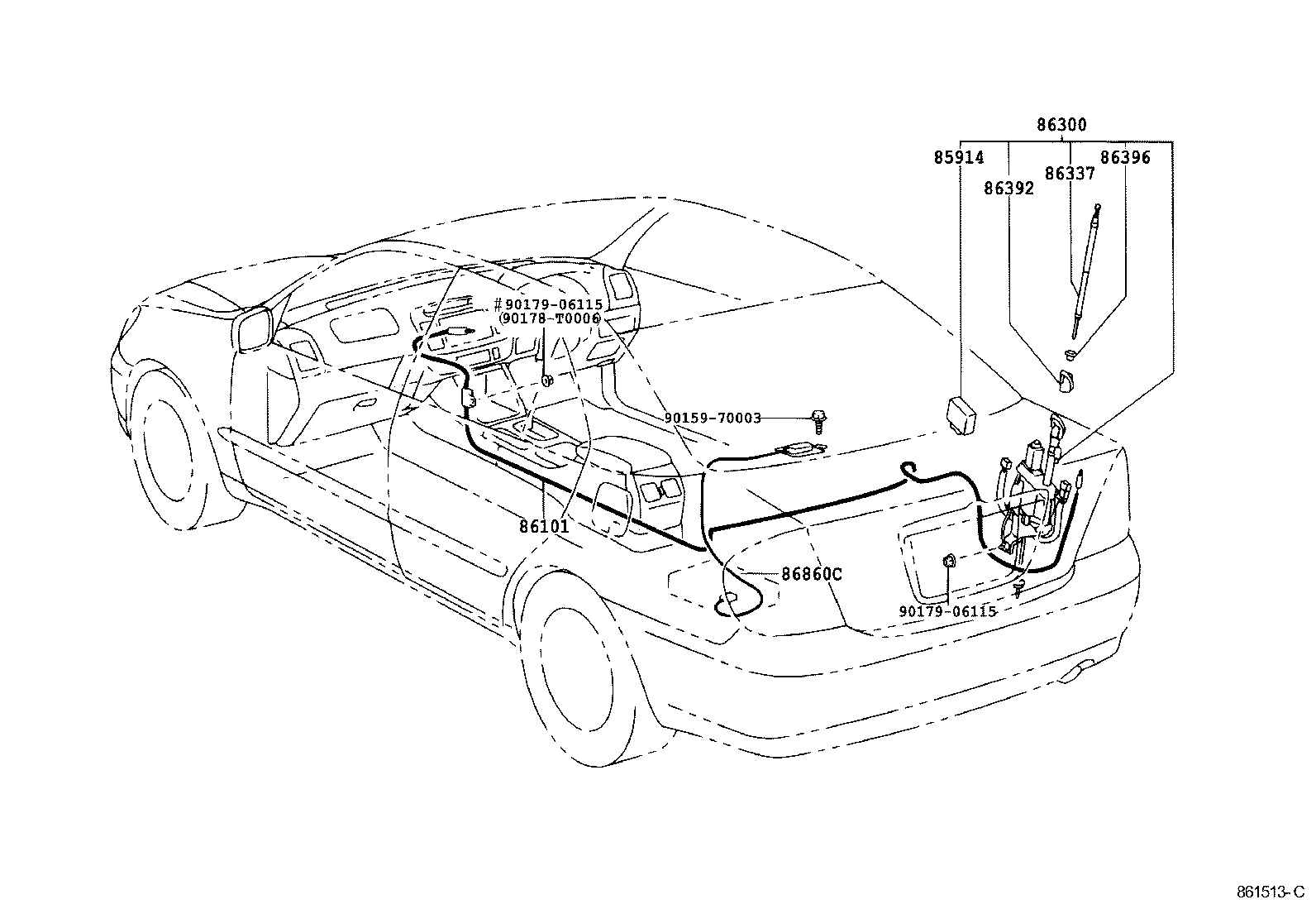  CAMRY |  ANTENNA