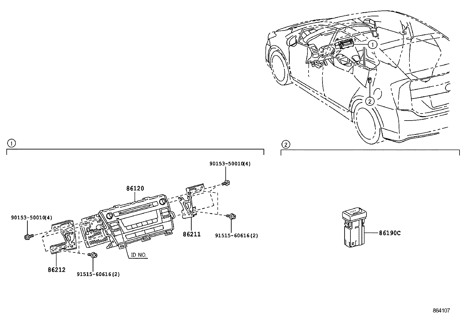  PRIUS PLUG IN HBD |  RADIO RECEIVER AMPLIFIER CONDENSER