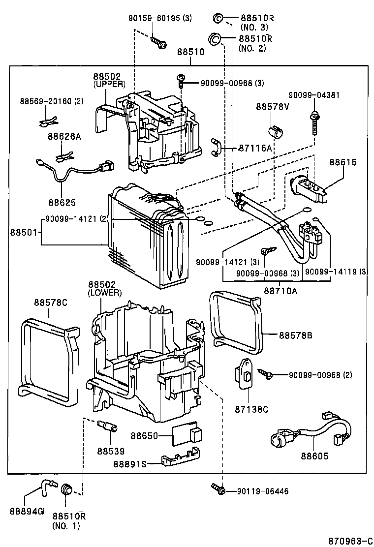  4RUNNER |  HEATING AIR CONDITIONING COOLER UNIT