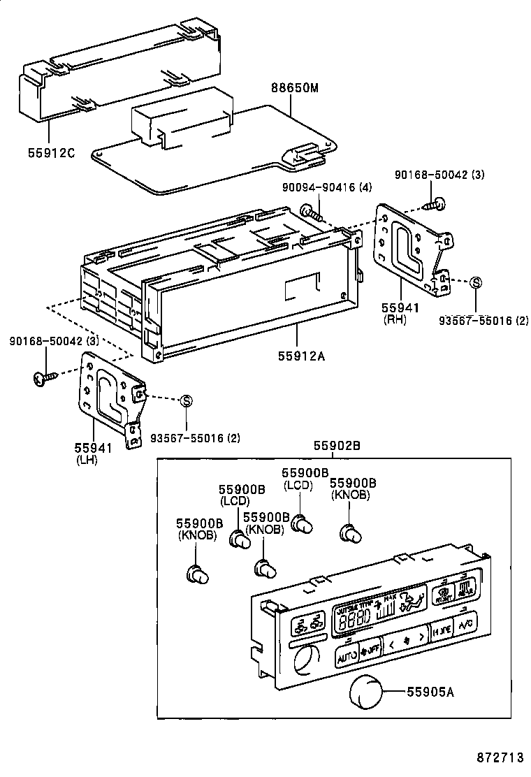  CAMRY JPP |  HEATING AIR CONDITIONING CONTROL AIR DUCT