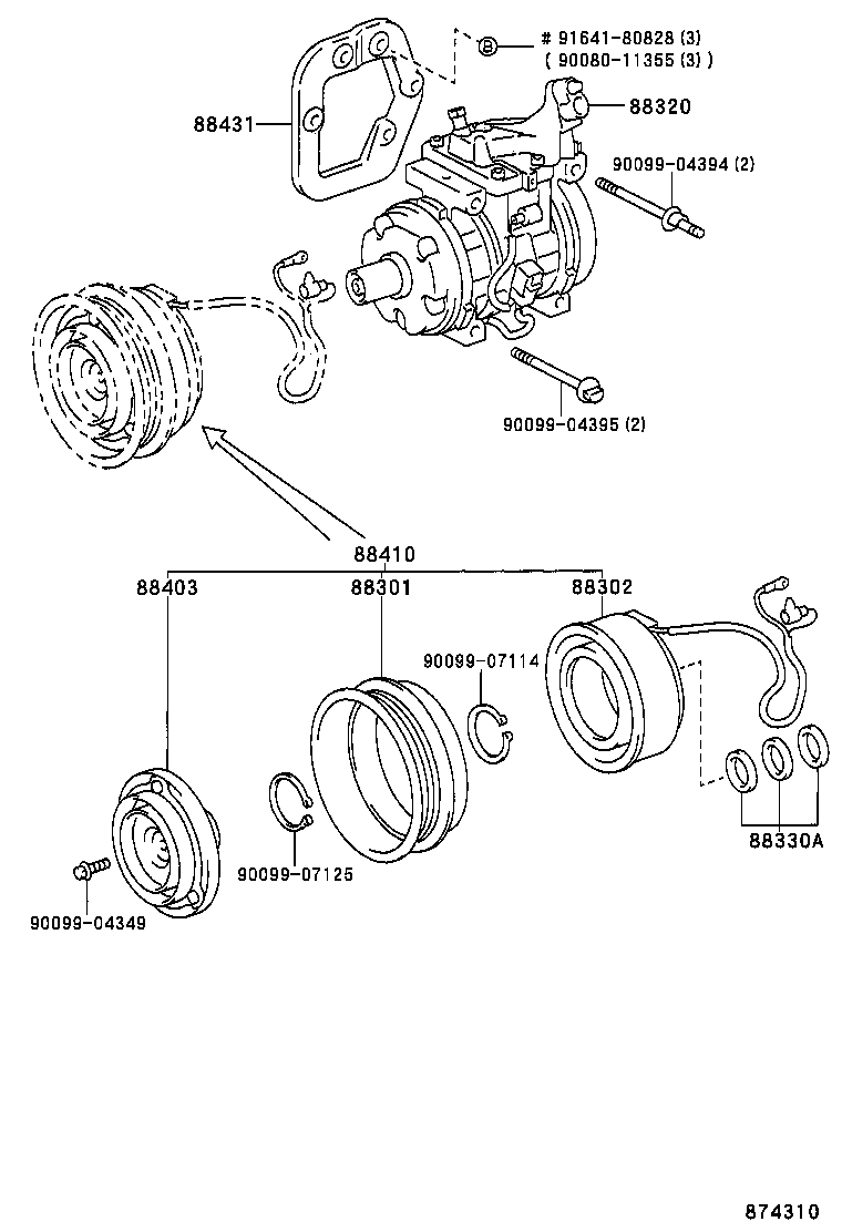 CAMRY JPP |  HEATING AIR CONDITIONING COMPRESSOR