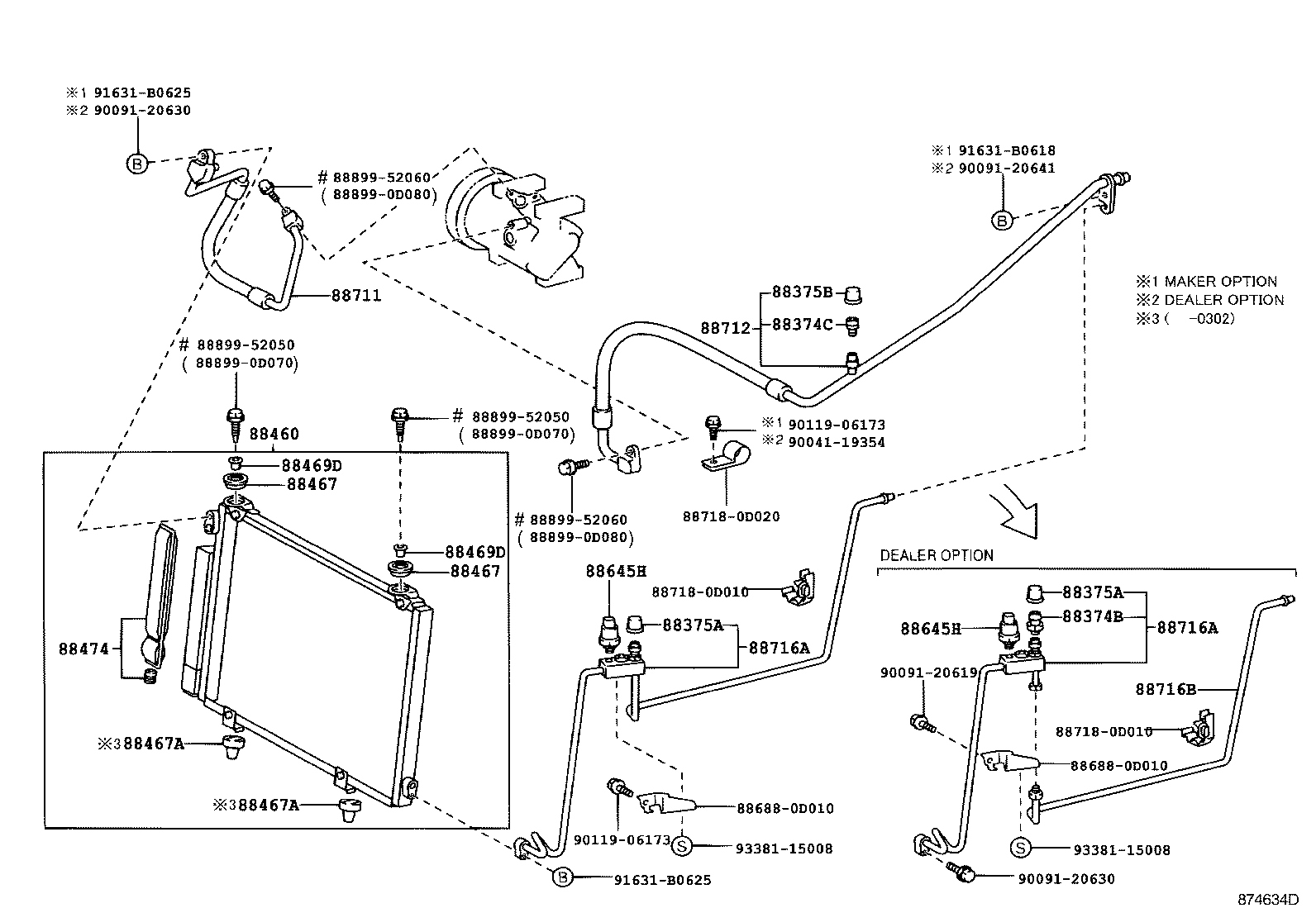  YARIS FRP |  HEATING AIR CONDITIONING COOLER PIPING