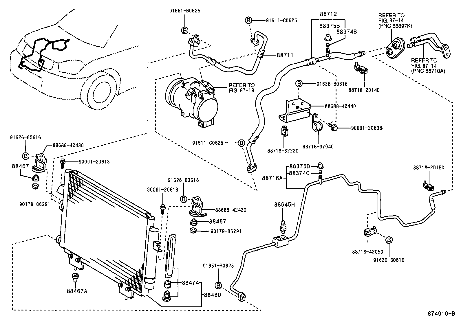  RAV4 |  HEATING AIR CONDITIONING COOLER PIPING