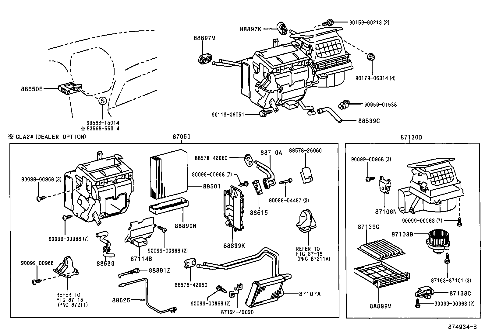  RAV4 |  HEATING AIR CONDITIONING COOLER UNIT