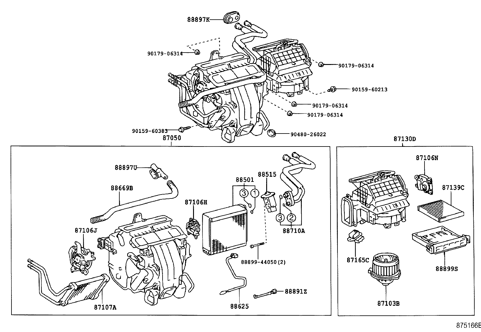  CAMRY |  HEATING AIR CONDITIONING COOLER UNIT