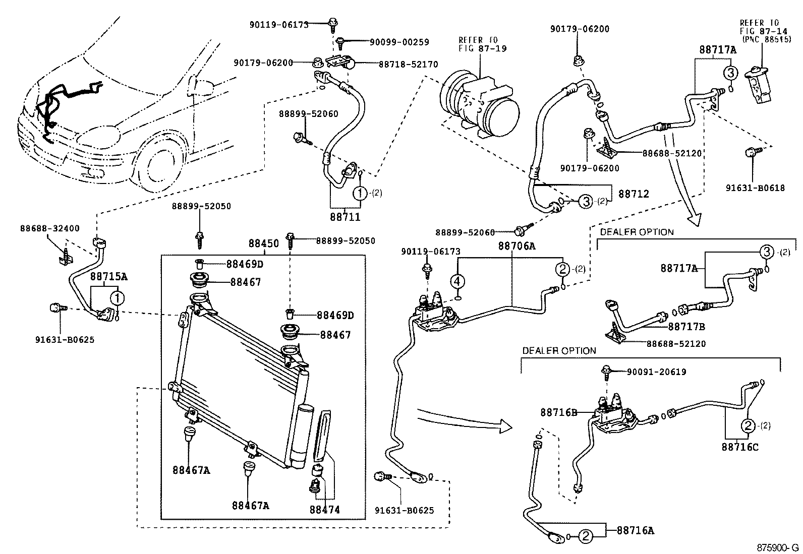  YARIS ECHO VERSO |  HEATING AIR CONDITIONING COOLER PIPING