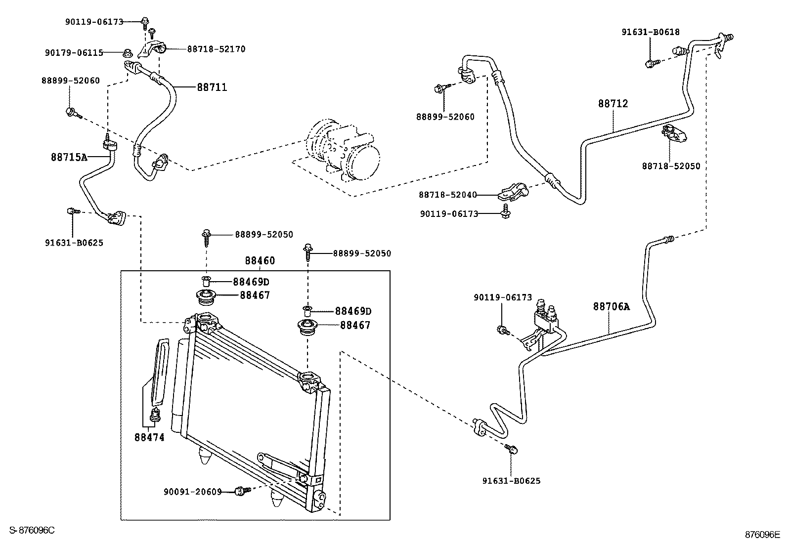  YARIS JPP |  HEATING AIR CONDITIONING COOLER PIPING