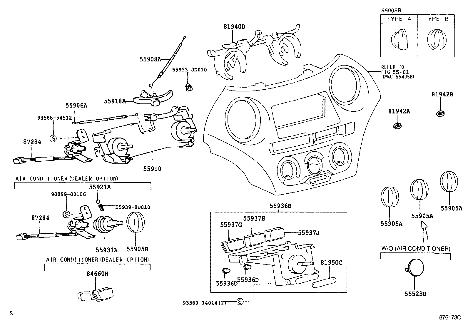  YARIS FRP |  HEATING AIR CONDITIONING CONTROL AIR DUCT