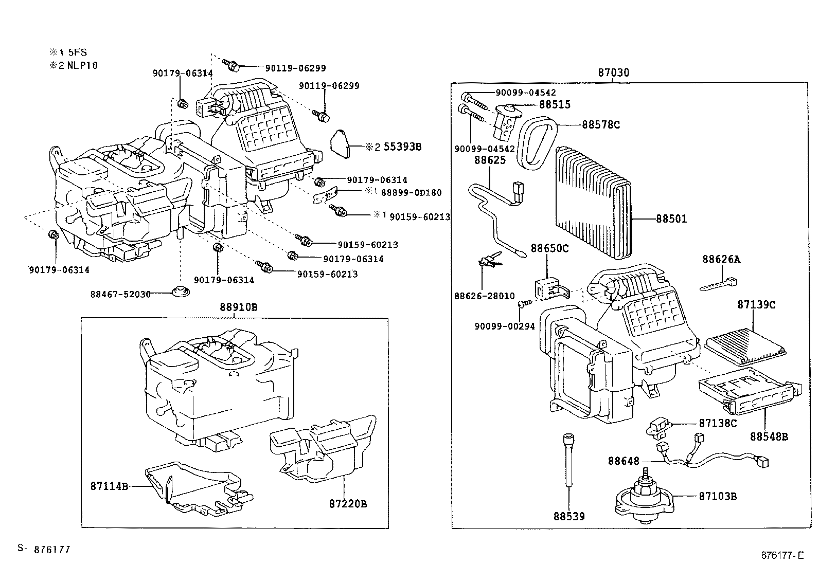  YARIS FRP |  HEATING AIR CONDITIONING COOLER UNIT