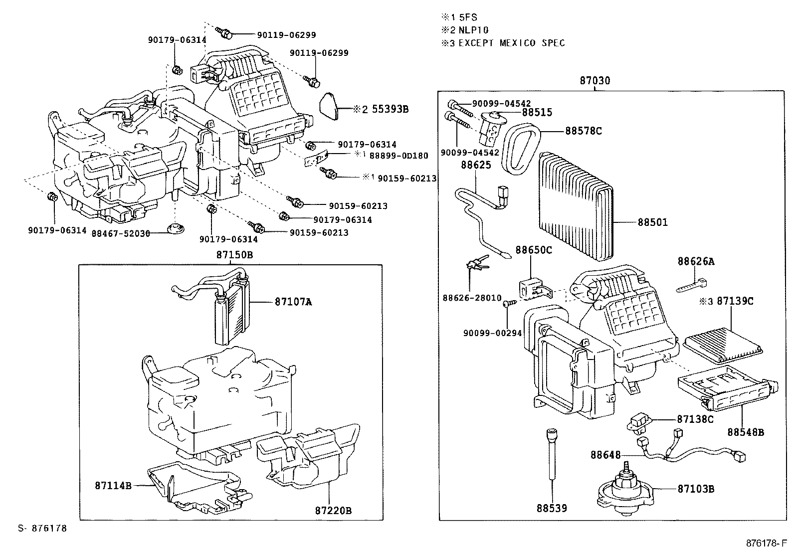  YARIS FRP |  HEATING AIR CONDITIONING COOLER UNIT