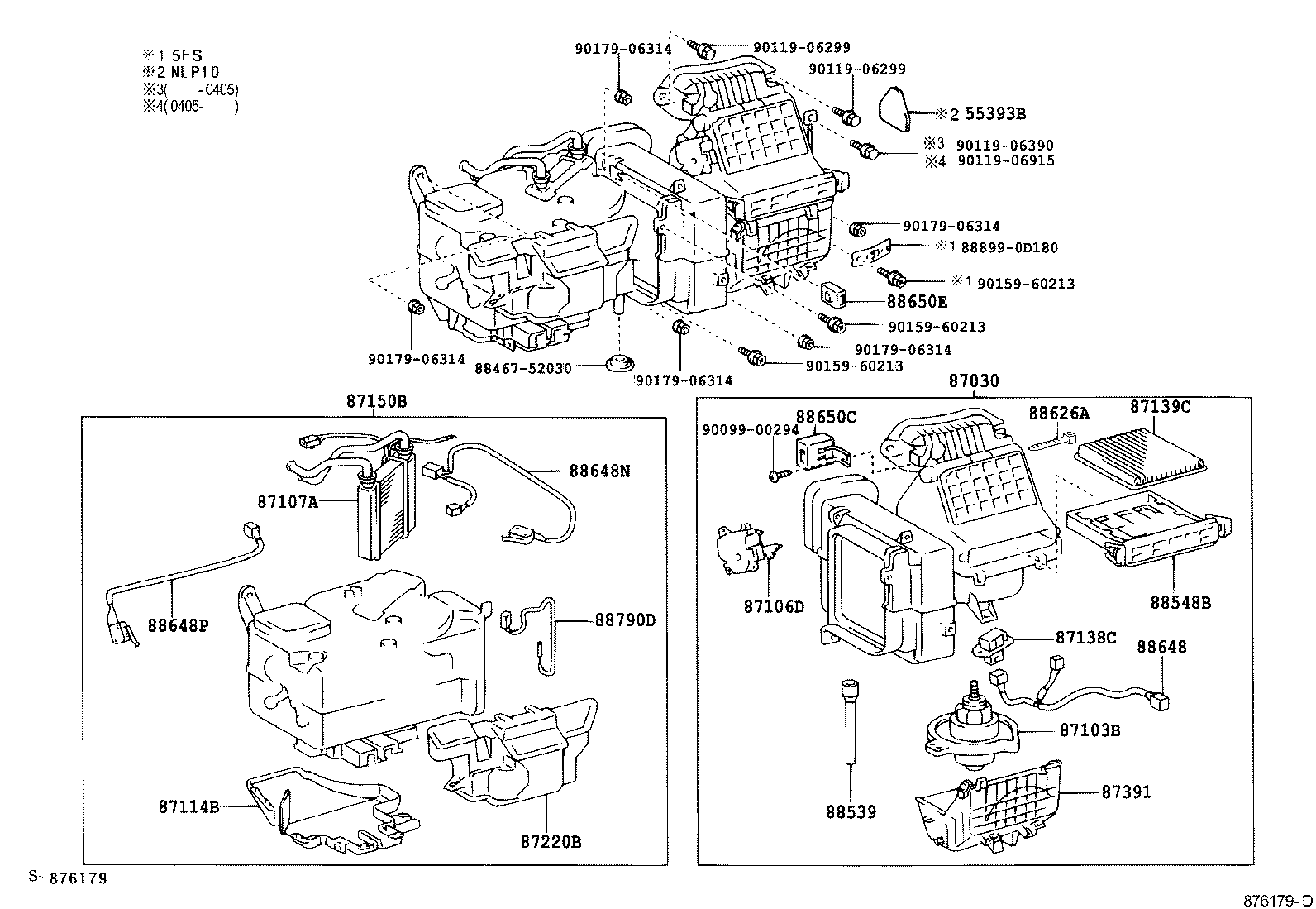  YARIS FRP |  HEATING AIR CONDITIONING COOLER UNIT