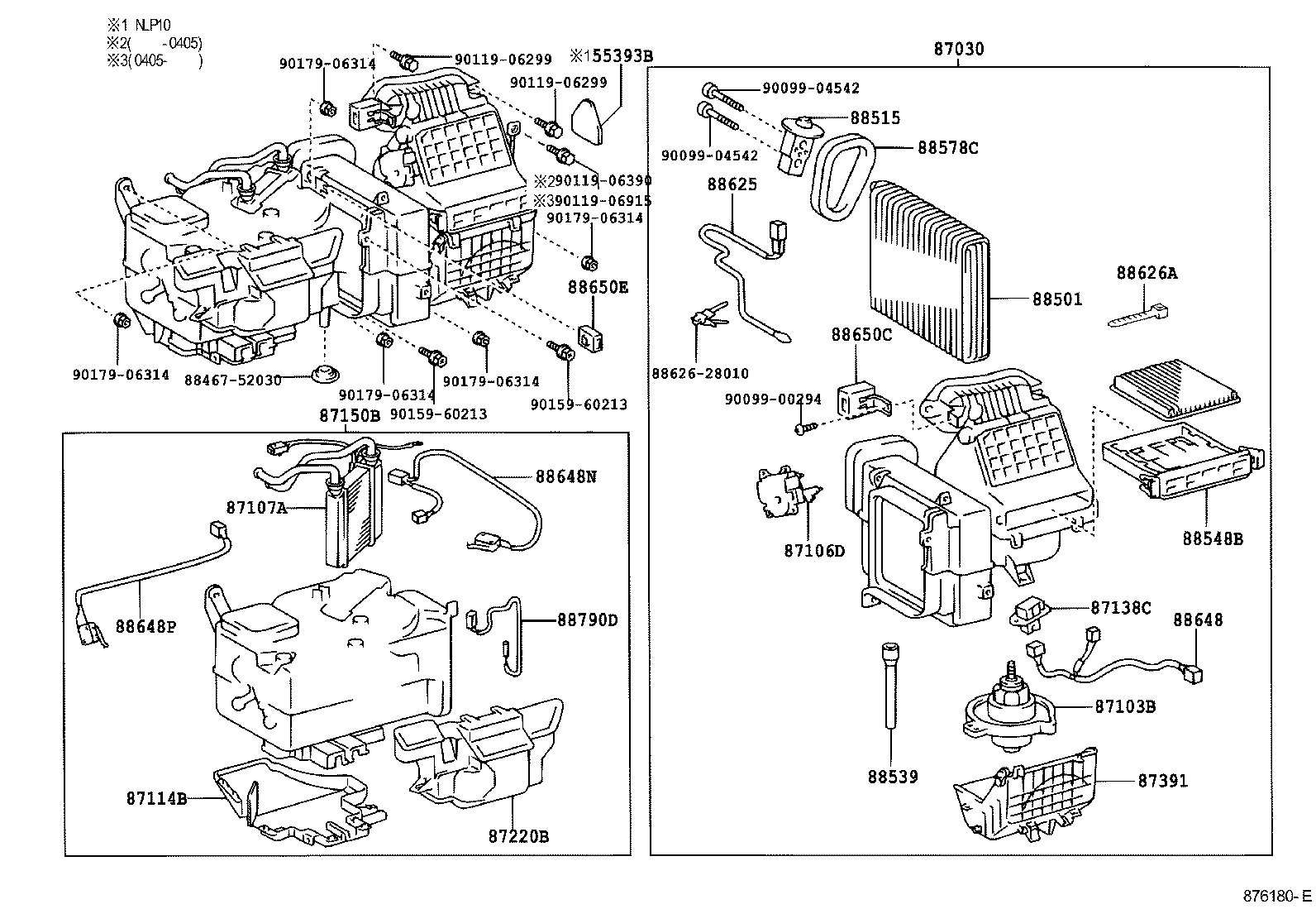  YARIS FRP |  HEATING AIR CONDITIONING COOLER UNIT