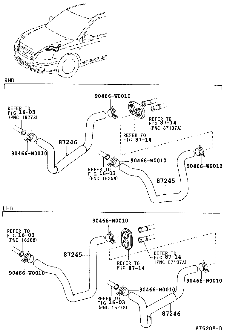  AVENSIS |  HEATING AIR CONDITIONING WATER PIPING
