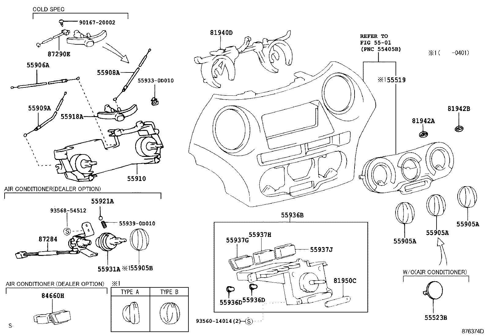  YARIS FRP |  HEATING AIR CONDITIONING CONTROL AIR DUCT