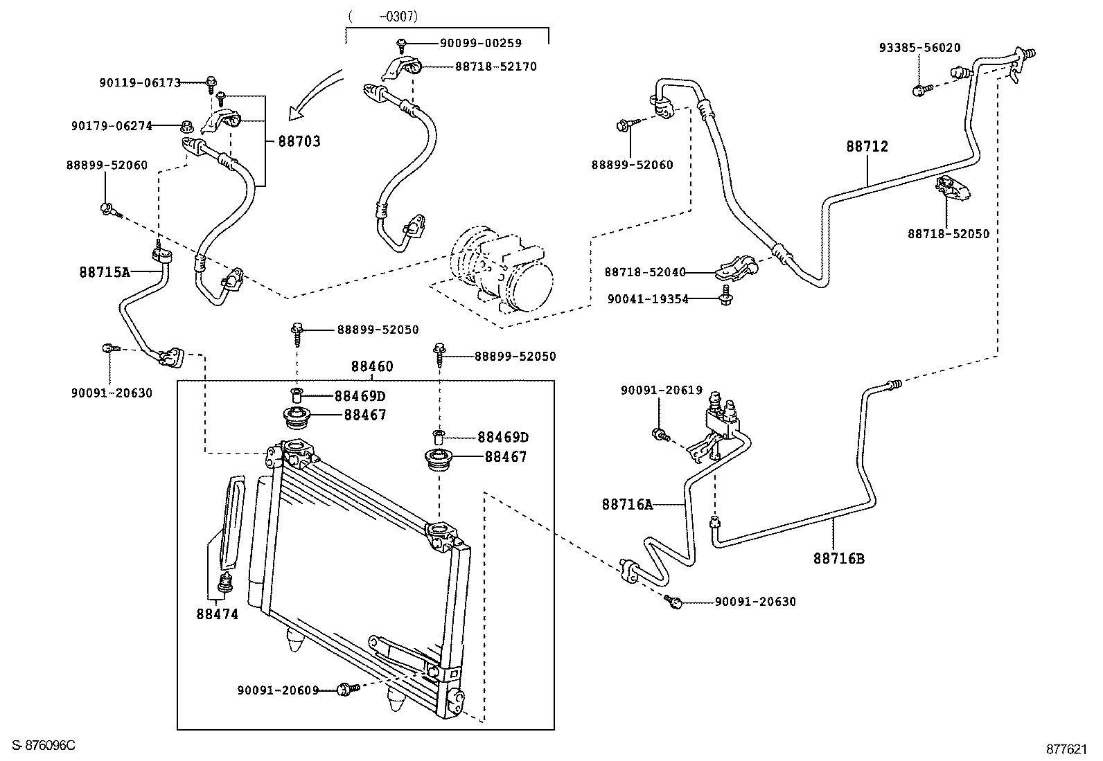  YARIS JPP |  HEATING AIR CONDITIONING COOLER PIPING