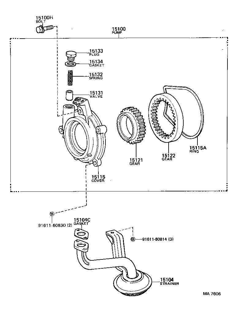  CORONA |  ENGINE OIL PUMP