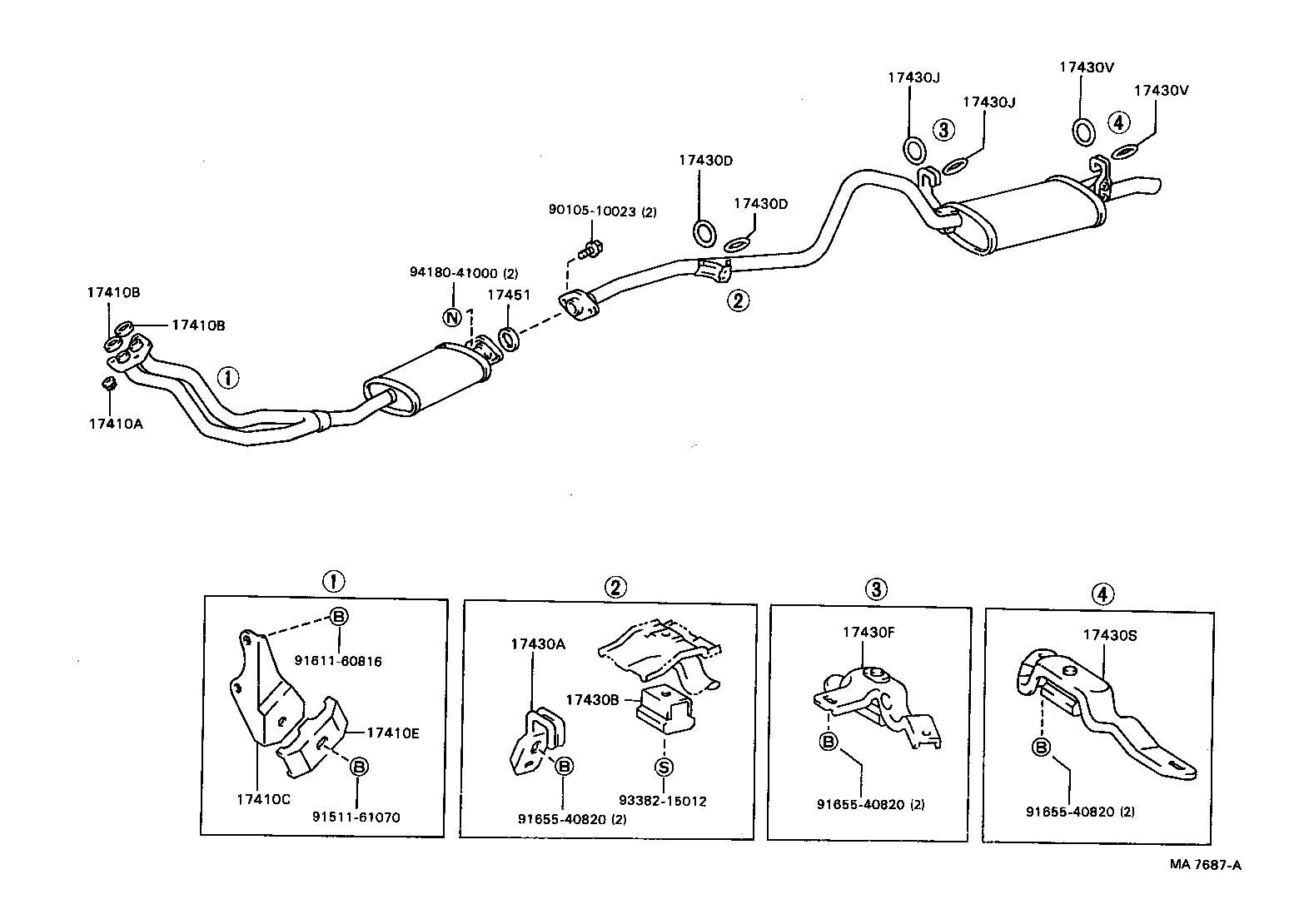  CORONA |  EXHAUST PIPE