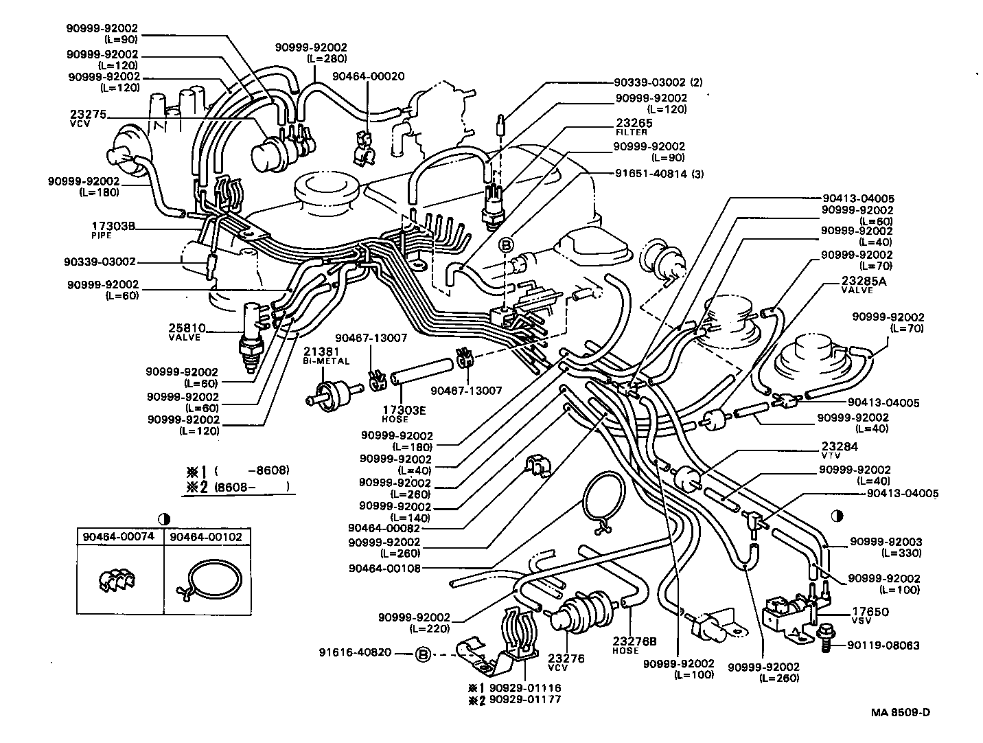  HILUX |  VACUUM PIPING