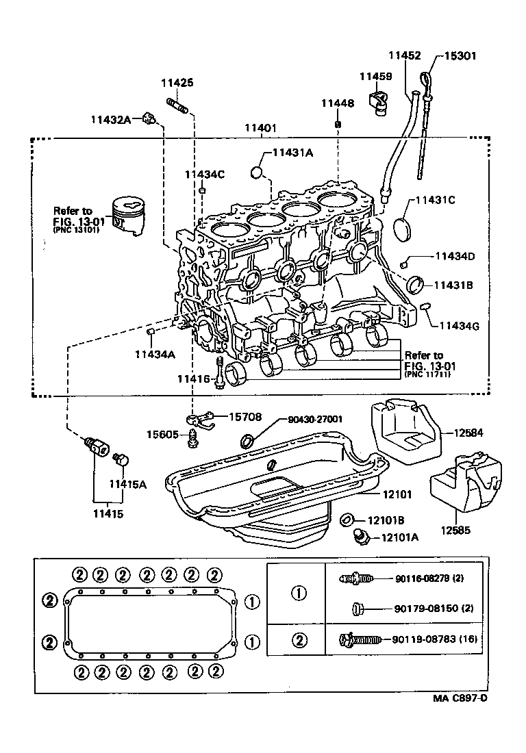  HIACE VAN COMUTER |  CYLINDER BLOCK