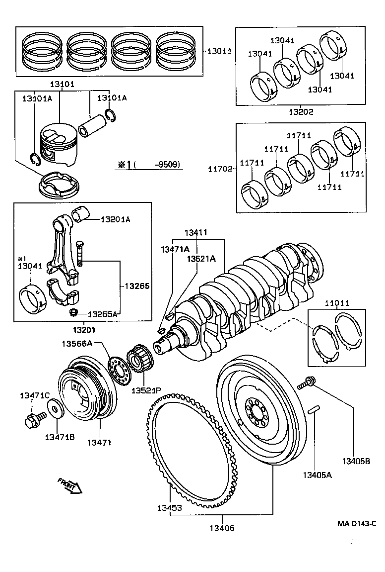  CARINA E WG JPP |  CRANKSHAFT PISTON