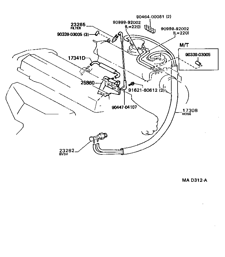  MR2 |  VACUUM PIPING