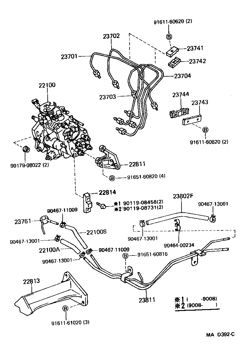  STARLET |  INJECTION PUMP ASSEMBLY