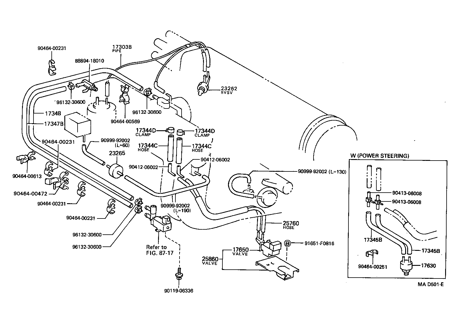  STARLET |  VACUUM PIPING