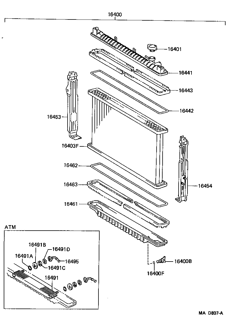  LAND CRUISER 80 |  RADIATOR WATER OUTLET