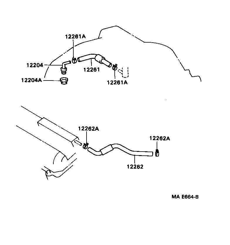  CAMRY SED |  VENTILATION HOSE