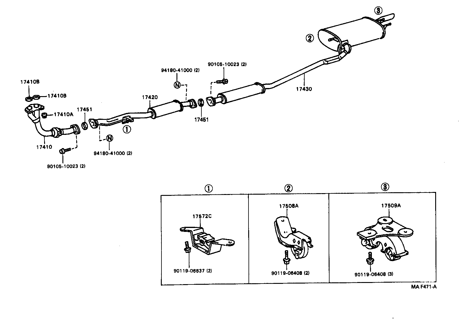  CARINA E WG JPP |  EXHAUST PIPE