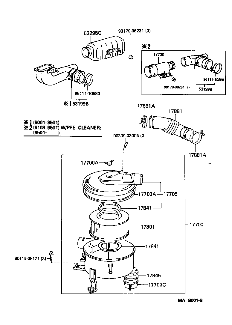  LAND CRUISER 80 |  AIR CLEANER